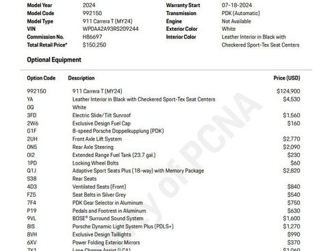 Certified 2024 Porsche 911 Carrera T image 12