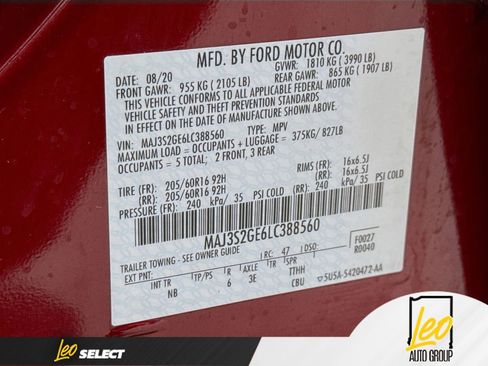 Used 2020 Ford EcoSport SE w/ SE Convenience Package FWD image 31