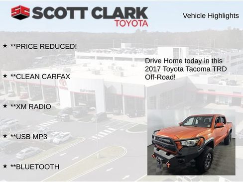 Used 2017 Toyota Tacoma TRD Off-Road w/ Premium & Technology Package AWD/4WD image 8