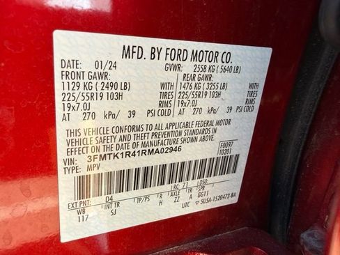 Certified 2024 Ford Mustang Mach-E Select RWD image 41