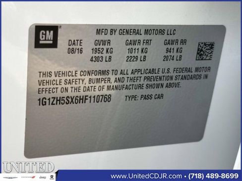 Used 2017 Chevrolet Malibu Premier w/ Premier Sun and Wheel Package image 32