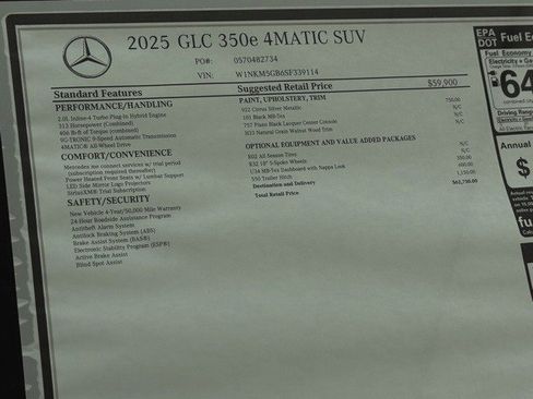 New 2025 Mercedes-Benz GLC 350e 4MATIC image 23