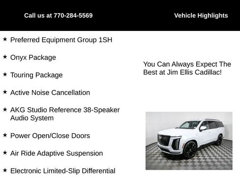 Certified 2026 Cadillac Escalade Platinum Sport w/ LPO, ONYX Package image 5