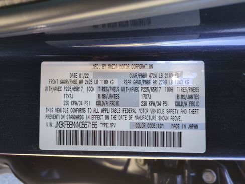 Certified 2022 MAZDA CX-5 AWD 2.5 S w/ Select Package image 34