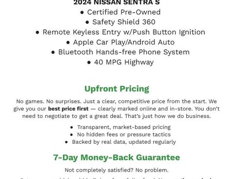 Used 2024 Nissan Sentra S image 2