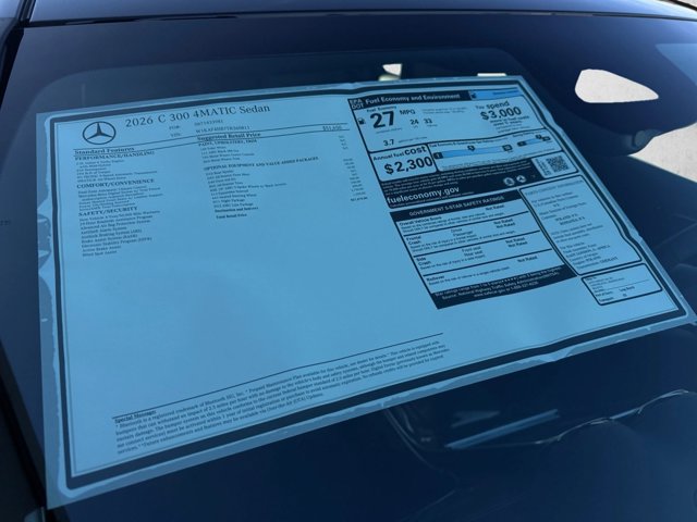 New 2026 Mercedes-Benz C 300 4MATIC Sedan image 19