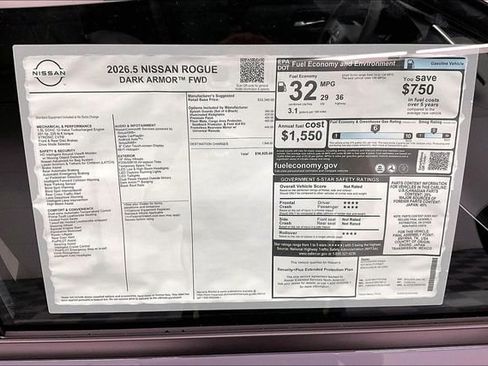 New 2026 Nissan Rogue Dark Armor FWD image 40