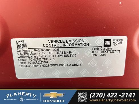 New 2026 Chevrolet Colorado Z71 AWD/4WD image 17