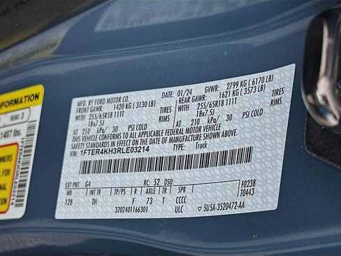 Used 2024 Ford Ranger Lariat w/ FX4 Off-Road Package image 31