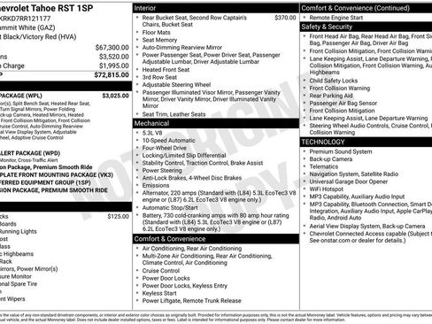 Used 2024 Chevrolet Tahoe RST w/ Luxury Package AWD/4WD image 43