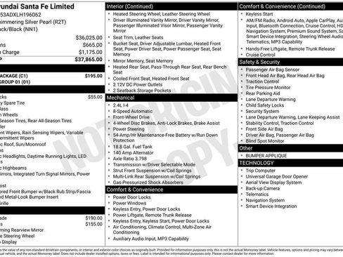 Used 2020 Hyundai Santa Fe Limited w/ Cargo Package image 40