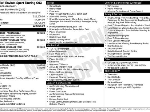New 2026 Buick Envista Sport Touring w/ Convenience I Package FWD image 4