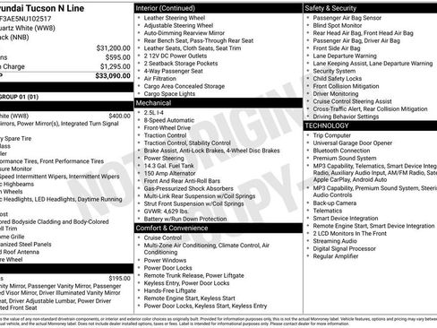 Used 2022 Hyundai Tucson N Line FWD image 48