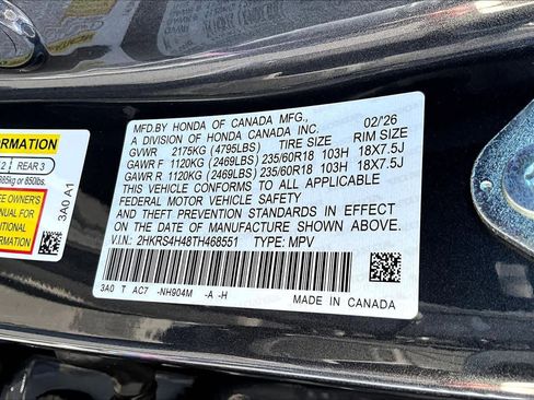 New 2026 Honda CR-V EX image 21