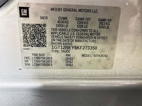 Used 2019 GMC Sierra 2500 SLT w/ Duramax Plus Package image 24