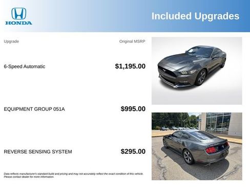 Used 2016 Ford Mustang Coupe w/ Equipment Group 051A RWD image 3