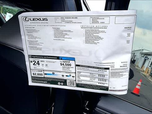 New 2026 Lexus RX 350 Premium Plus w/ Convenience Package AWD/4WD image 14