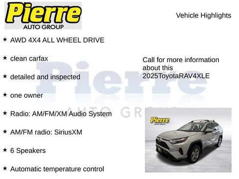 Used 2025 Toyota RAV4 XLE AWD/4WD image 7