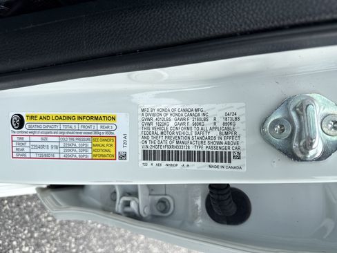 Certified 2024 Honda Civic Touring image 37