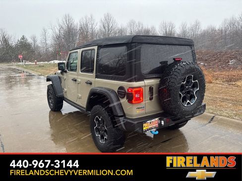 Used 2022 Jeep Wrangler Unlimited Rubicon 4xe w/ Cold Weather Group image 3