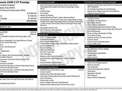 New 2026 Genesis GV80 2.5T Prestige