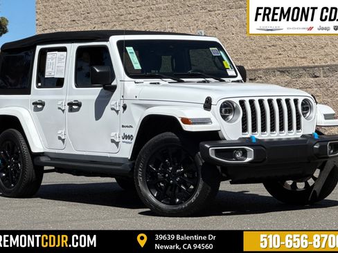 Used 2022 Jeep Wrangler Unlimited Sahara 4xe w/ Cold Weather Group image 1