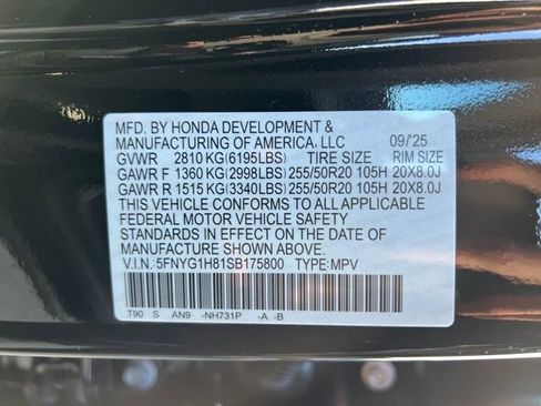 New 2025 Honda Pilot Elite image 17