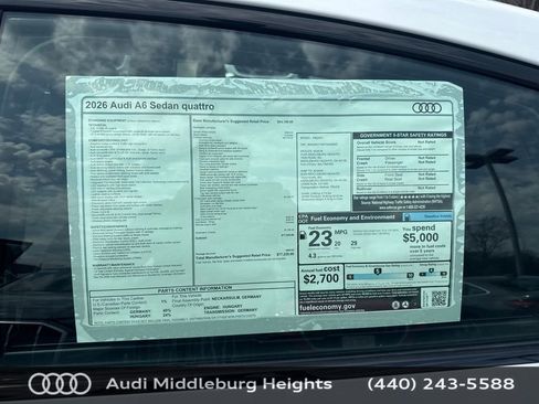New 2026 Audi A6 Prestige image 25