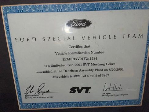 Used 2001 Ford Mustang Cobra RWD image 2