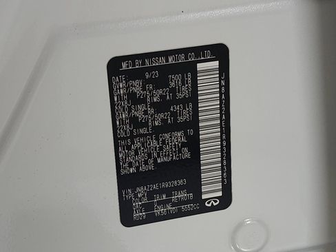 Used 2024 INFINITI QX80 Premium Select w/ Cargo Package image 41