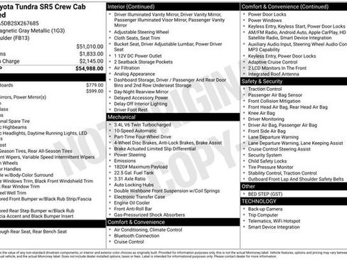 Used 2025 Toyota Tundra SR5 AWD/4WD image 29