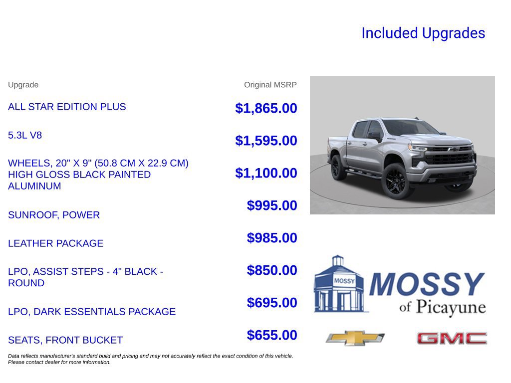 New 2026 Chevrolet Silverado 1500 RST w/ All Star Edition Plus AWD/4WD image 10