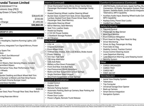 Used 2025 Hyundai Tucson Limited FWD image 41