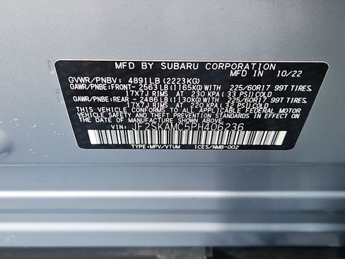 Certified 2023 Subaru Forester Wilderness image 8