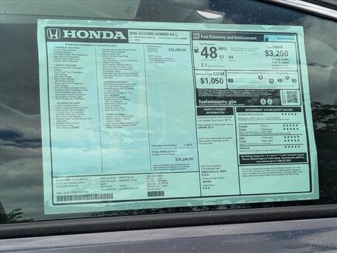 New 2026 Honda Accord EX-L image 17