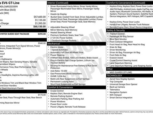 Certified 2024 Kia EV6 GT-Line AWD/4WD image 10