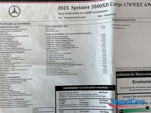 Used 2023 Mercedes-Benz Sprinter 3500 image 58