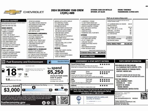 Used 2024 Chevrolet Silverado 1500 LT image 2