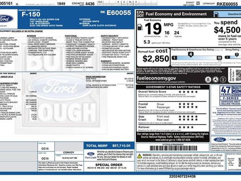 Used 2024 Ford F150 XLT w/ Mobile Office Package AWD/4WD image 3