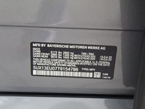 Certified 2026 BMW X5 sDrive40i w/ M Sport Package RWD image 19