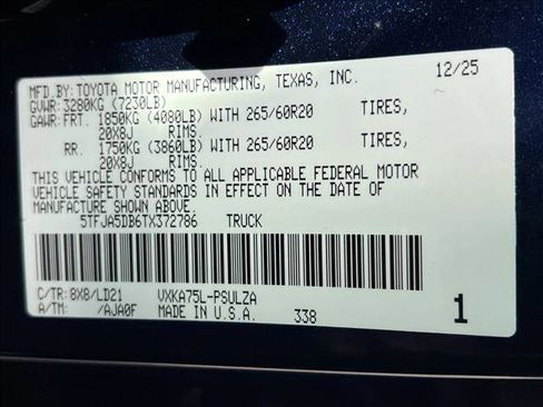 New 2026 Toyota Tundra Limited image 20