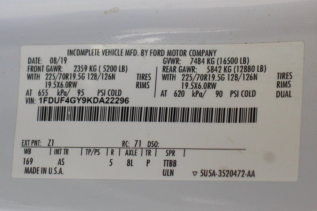 Used 2019 Ford F450 XL w/ XL Value Package RWD image 40
