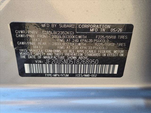 New 2026 Subaru Crosstrek 2.5i Limited w/ Crosstrek Mirror Package AWD/4WD image 19