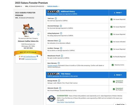 Used 2023 Subaru Forester Premium AWD/4WD image 8
