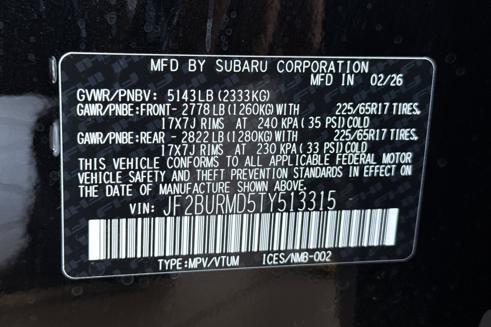 New 2026 Subaru Outback Wilderness AWD/4WD image 28