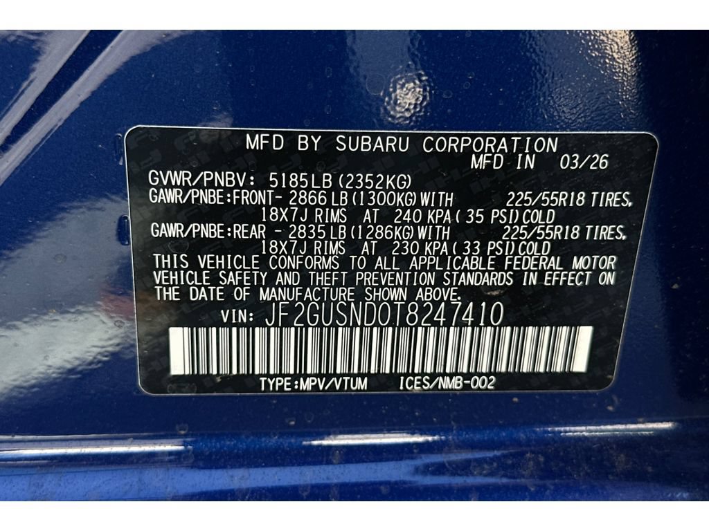 New 2026 Subaru Crosstrek 2.5i Limited w/ Crosstrek Mirror Package AWD/4WD image 28