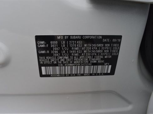 Used 2019 Subaru Ascent Limited AWD/4WD image 37