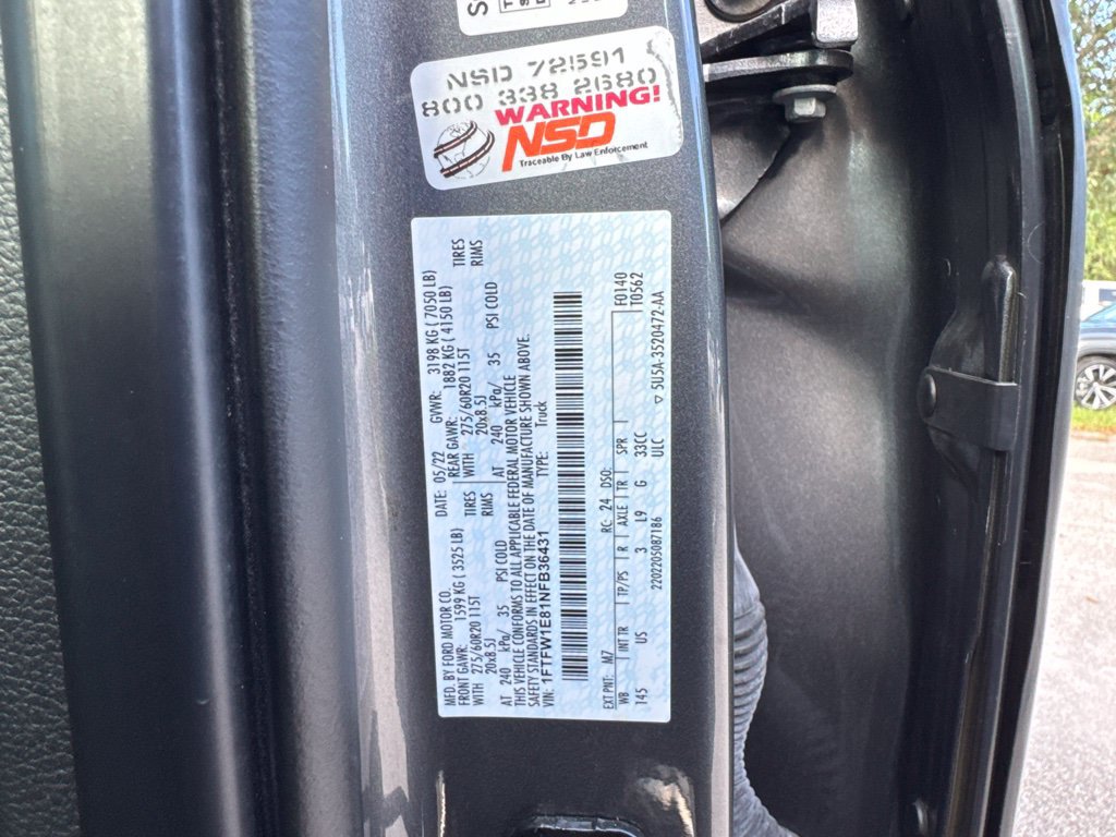 Used 2022 Ford F150 XLT w/ Equipment Group 302A High AWD/4WD image 11