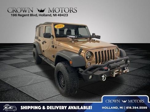 Used 2015 Jeep Wrangler Unlimited Sport image 1