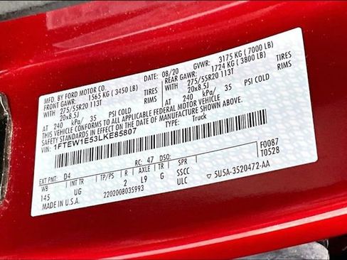 Used 2020 Ford F150 XLT w/ Equipment Group 302A Luxury image 20